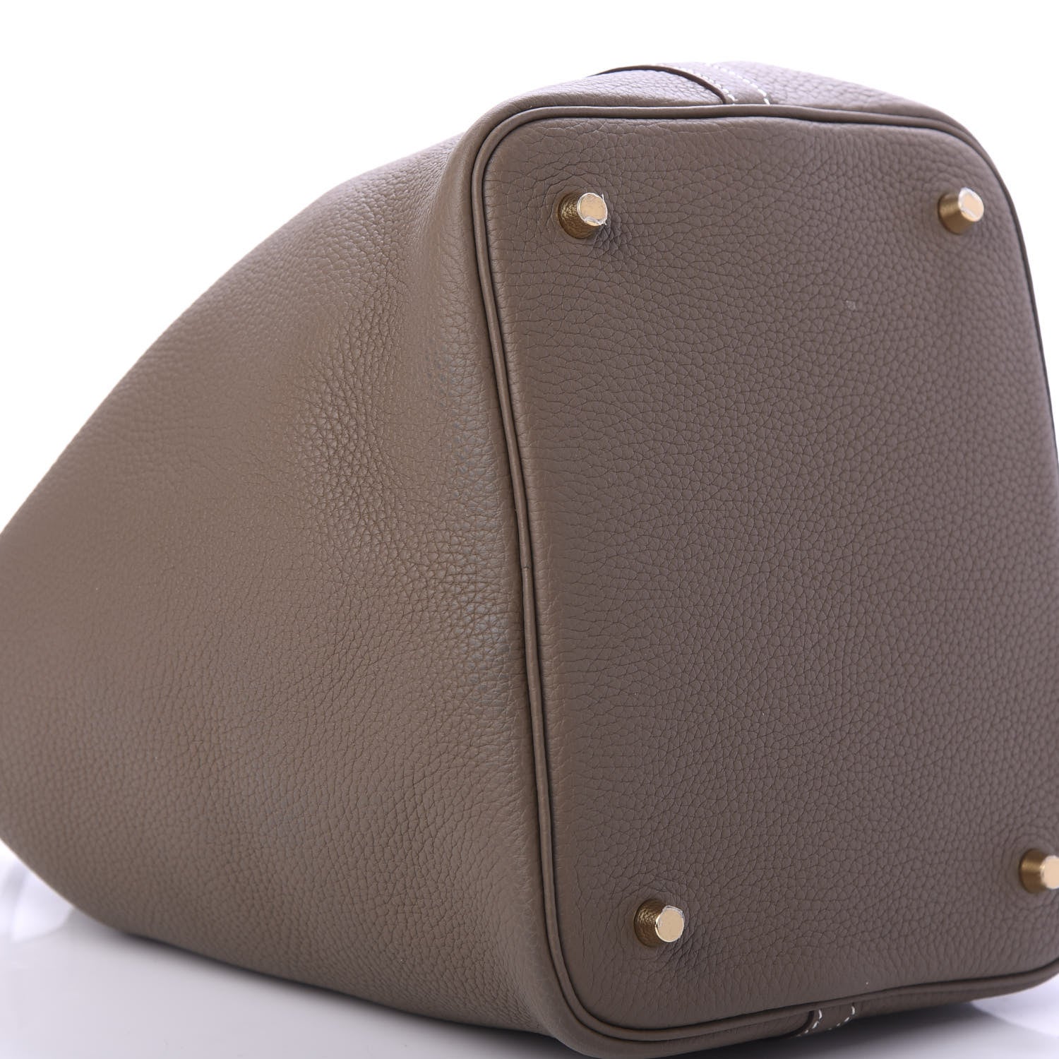 Hermes Taurillon Clemence Picotin Lock 22 MM Etoupe 7 of 11