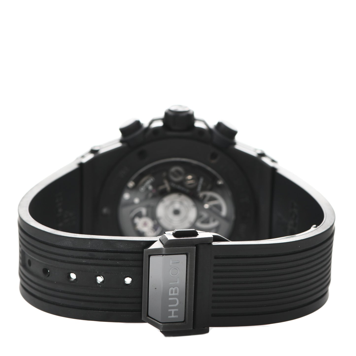 Ceramic Rubber 45mm Big Bang Unico Magic Gold Automatic Watch Black 411.CM.1138.RX