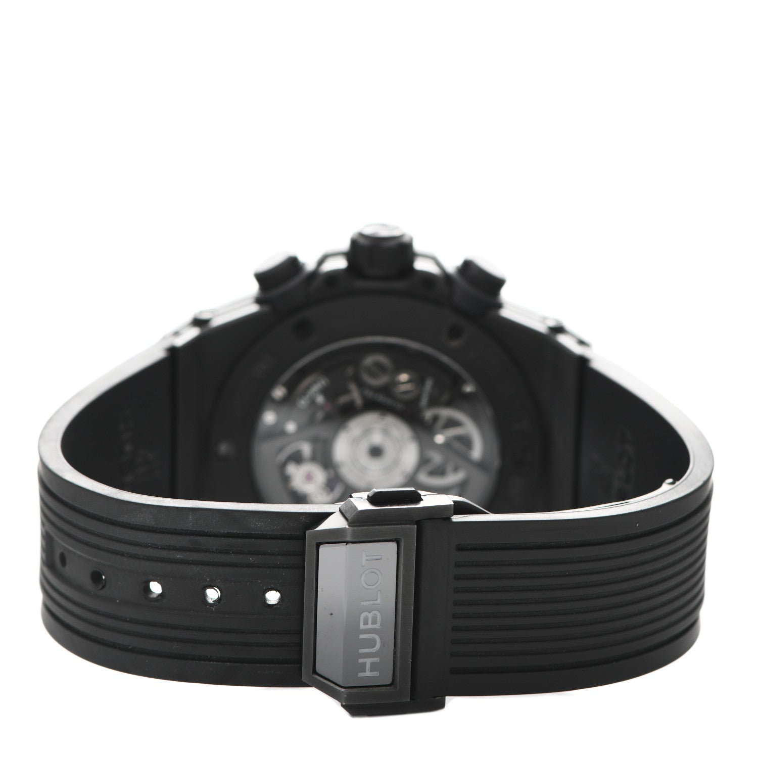 Hublot Ceramic Rubber 45mm Big Bang Unico Magic Gold Automatic Watch Black 411.CM.1138.RX 3 of 6