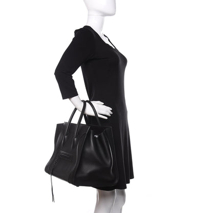 Celine Smooth Calfskin Medium Phantom Luggage Black 2 of 12