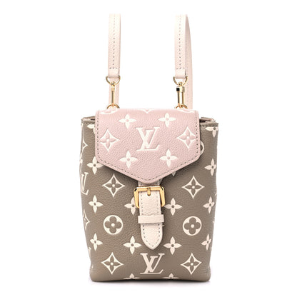 Louis Vuitton Empreinte Monogram Spring in the City Tiny Backpack Kaki Beige Cream 1 of 8