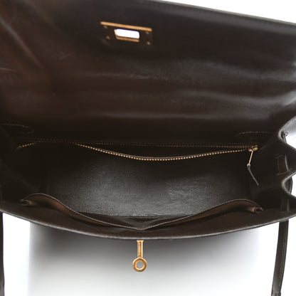 Hermes Box Kelly Sellier 32 Chocolate 4 of 18