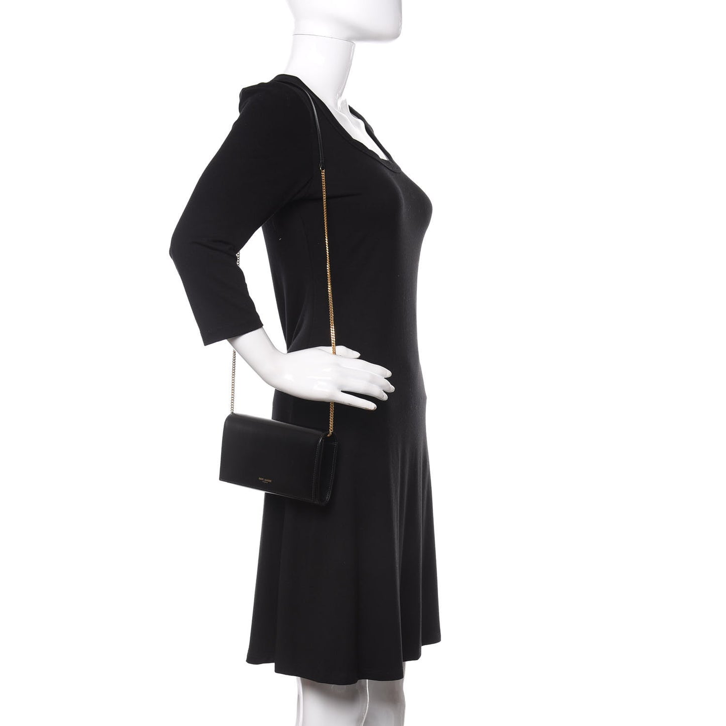 Smooth Calfskin Mini Paris Bag Black