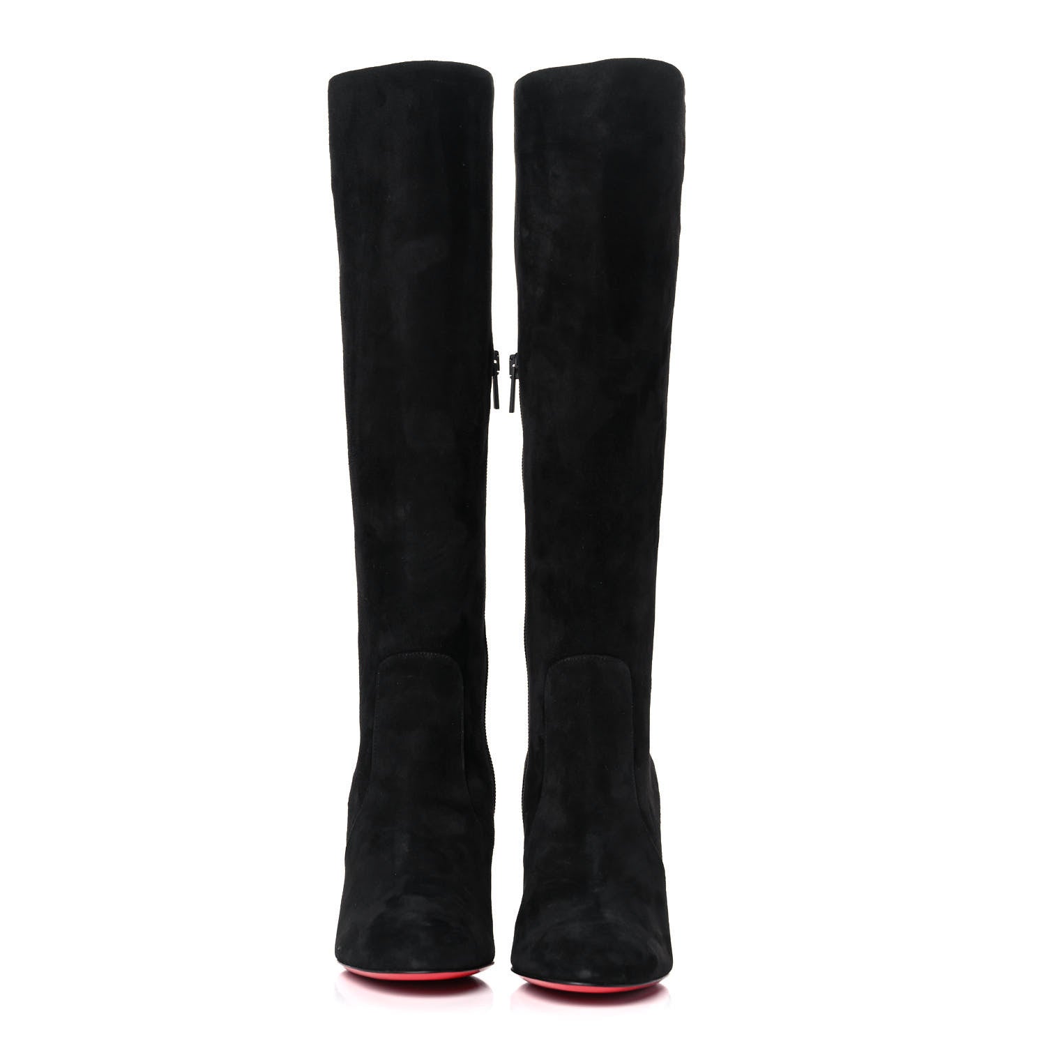 Christian Louboutin Veau Velours Cavalika 85 Boots 36 Black 2 of 9