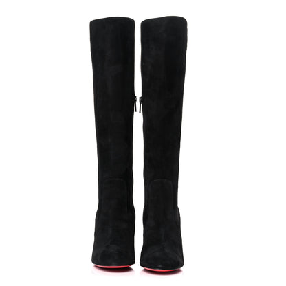 Christian Louboutin Veau Velours Cavalika 85 Boots 36 Black 2 of 9