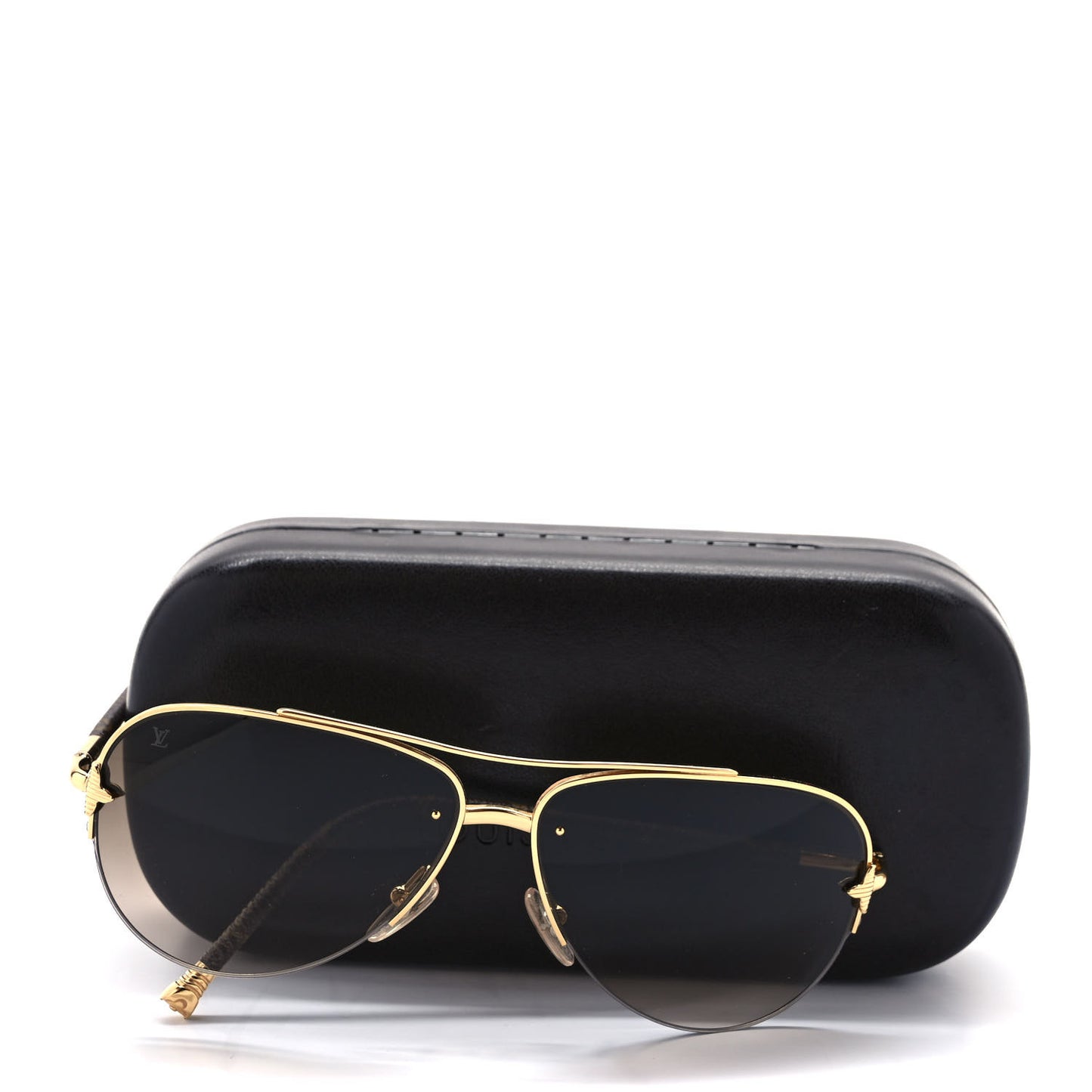 Monogram Petite Viola Pilote Aviator Sunglasses Z0571U Brown