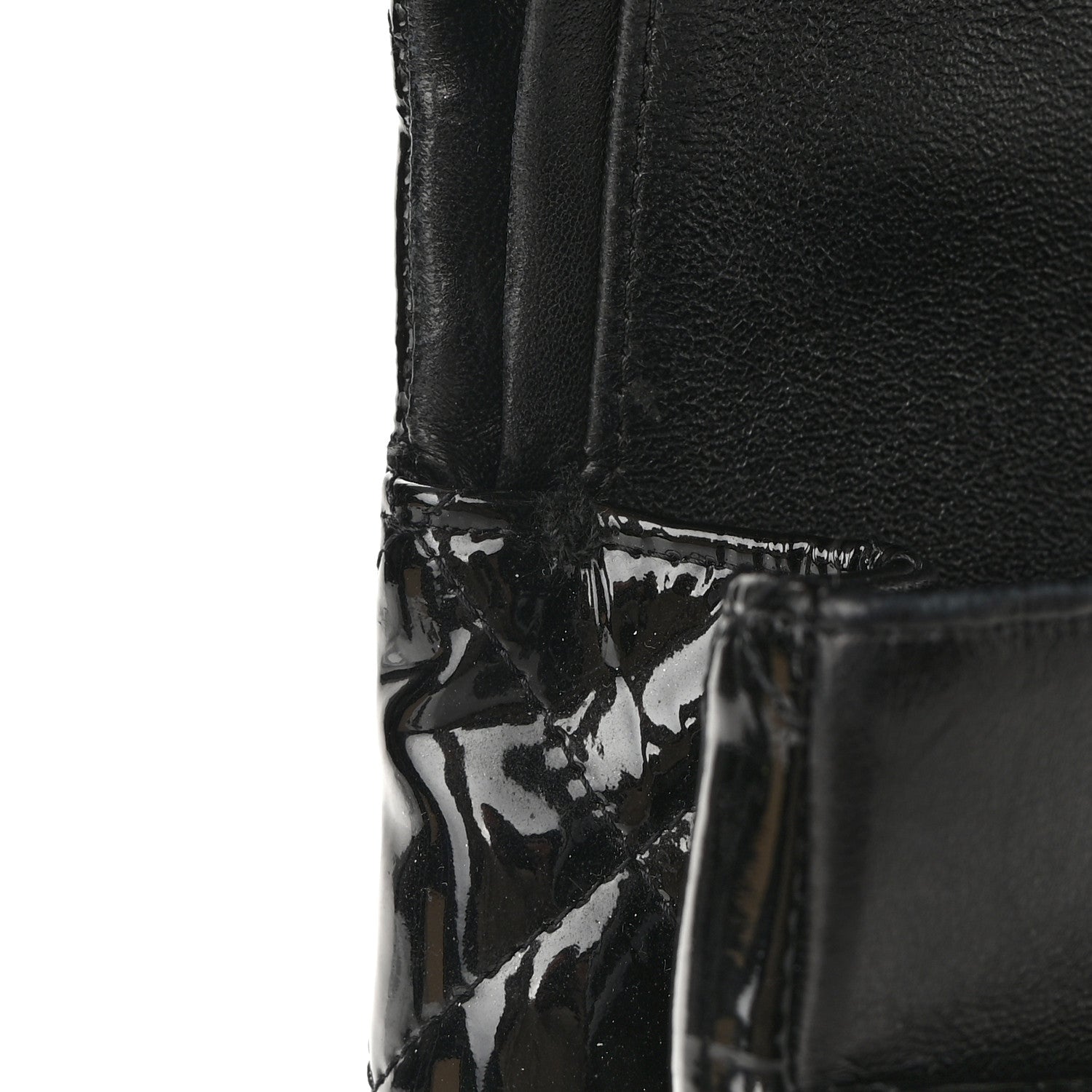 Chanel Patent Quilted Maxi Double Flap Black 11 of 12