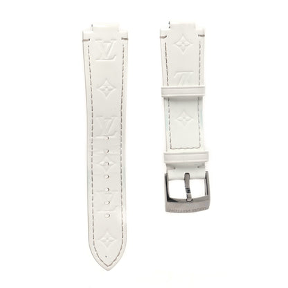 Louis Vuitton Vernis Tambour 10mm Watch Strap White 1 of 5