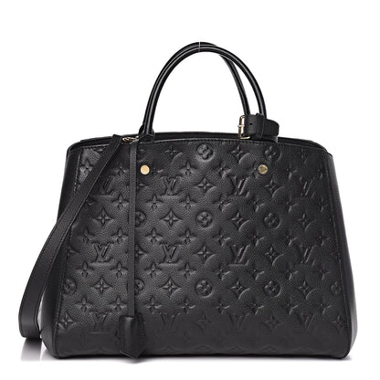 Louis Vuitton Empreinte Montaigne GM Black 1 of 12