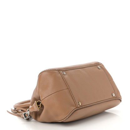 Chanel Calfskin Small Tassel Bowler Light Brown 4 of 16