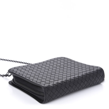 Bottega Veneta Nappa Intrecciato Chain Wallet Black 4 of 10