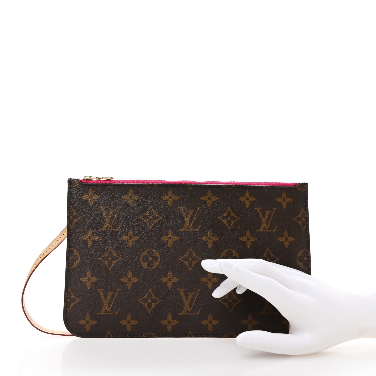 Louis Vuitton Monogram Neverfull MM GM Pochette Pivoine 2 of 7