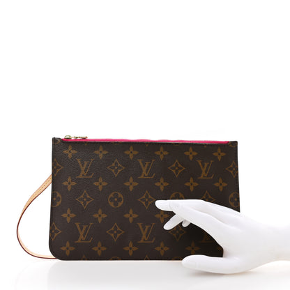 Louis Vuitton Monogram Neverfull MM GM Pochette Pivoine 2 of 7