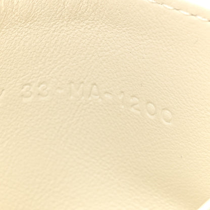 Christian Dior Calfskin Hibiscus Printed Card Holder Beige Multicolor 6 of 11