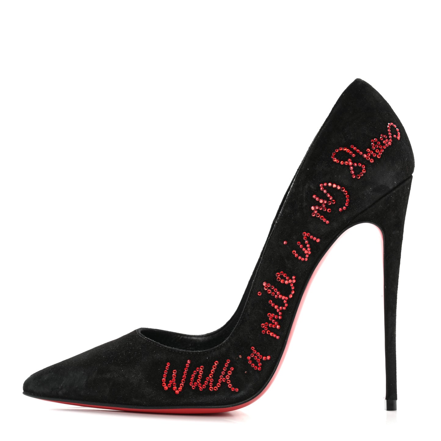 Veau Velours Hottie Walkie 120 Pumps 38 Black