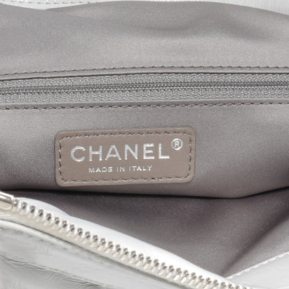 Chanel Leather CC Twisted Medium Tote Gray 7 of 8