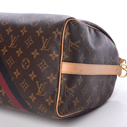 Louis Vuitton Monogram My LV Heritage Speedy Bandouliere 30 Bordeaux Black 11 of 13