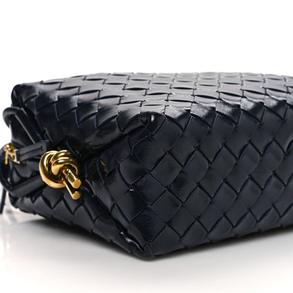 Bottega Veneta Polished Nappa Intrecciato Knot Small Loop Camera Bag Space 8 of 9