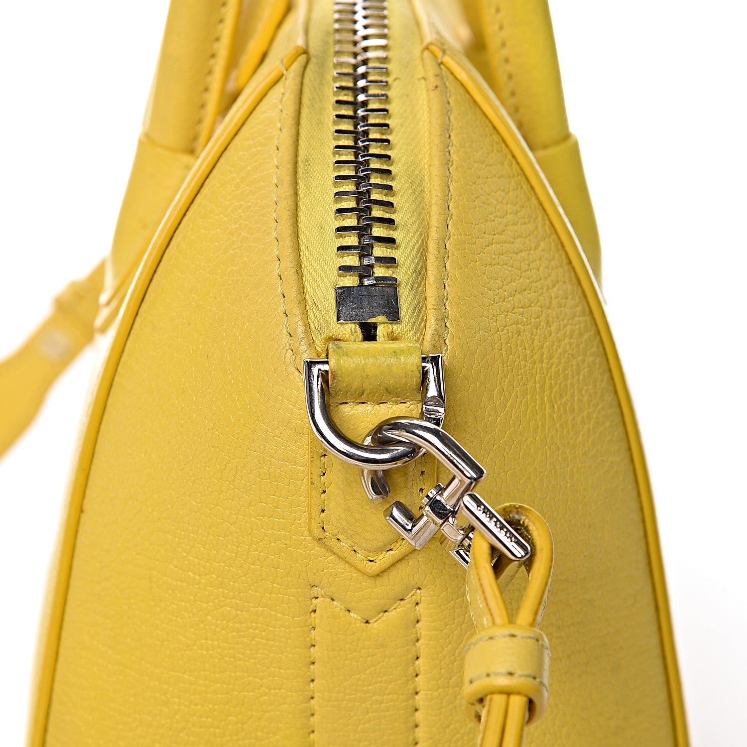 Givenchy Sugar Goatskin Mini Antigona Yellow 16 of 20