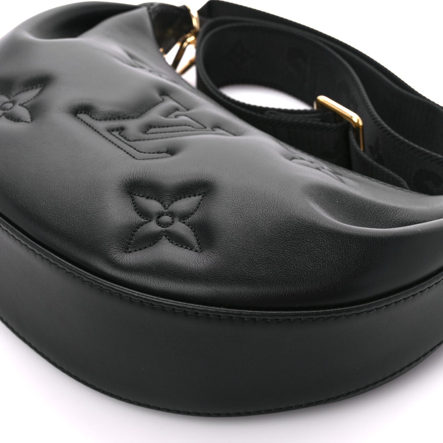 Calfskin Bubblegram Over The Moon Black