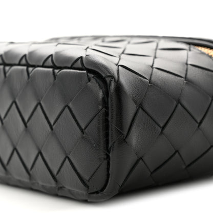 Bottega Veneta Calfskin Intrecciato Bang Bang Vanity Case Black 18 of 21