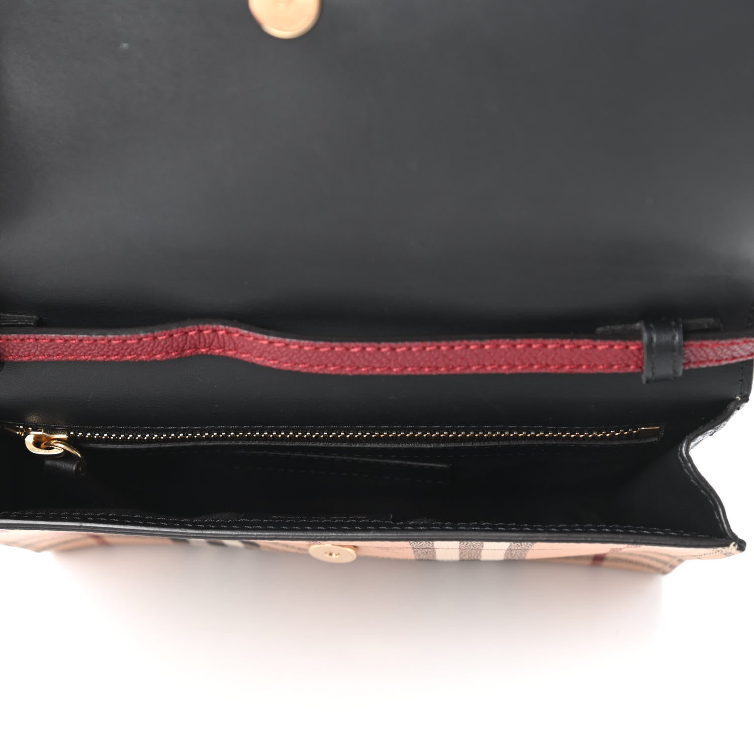 Burberry Haymarket Check Small Loxley Crossbody Bright Toffee 5 of 12