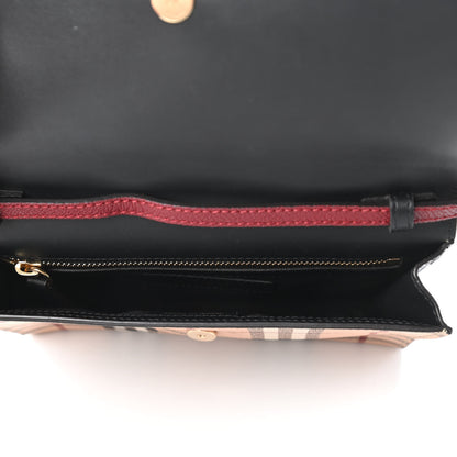 Burberry Haymarket Check Small Loxley Crossbody Bright Toffee 5 of 12