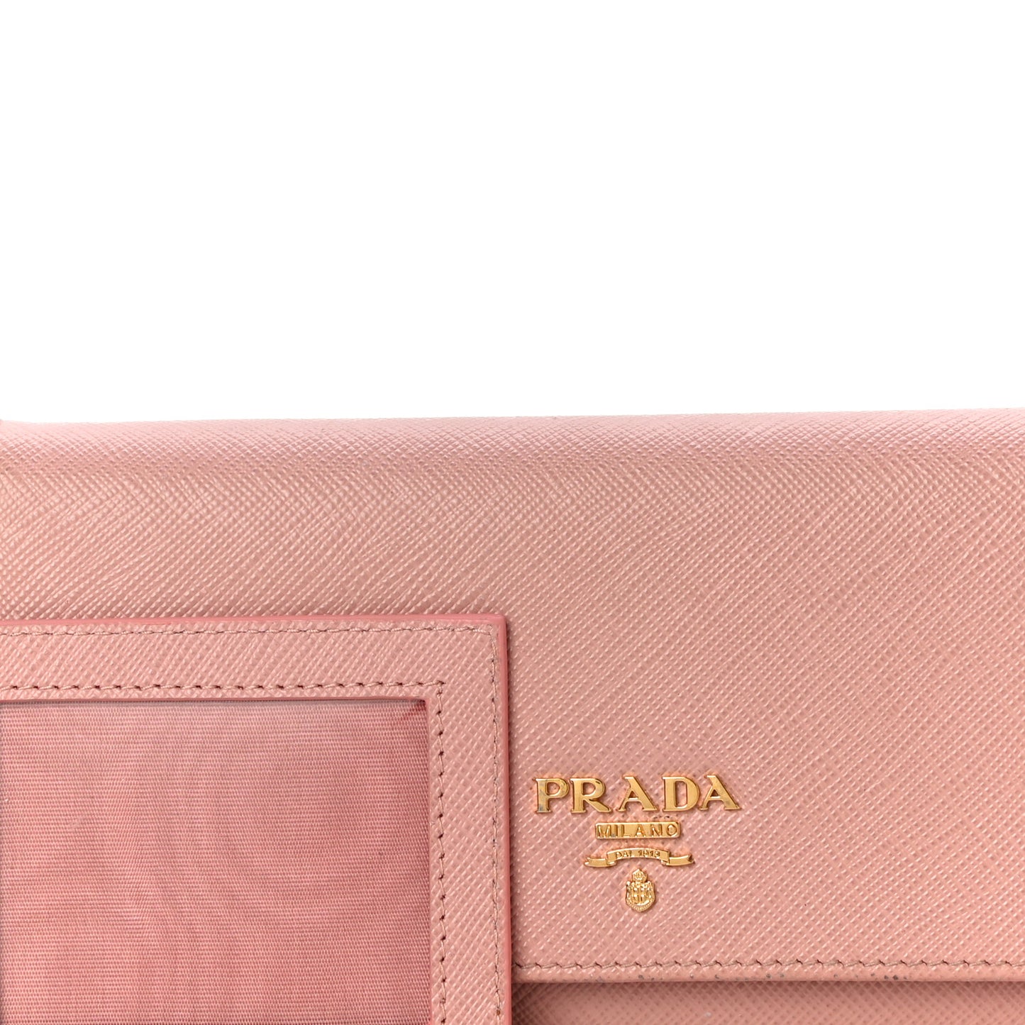 Saffiano Metal Continental Flap Wallet Orchidea