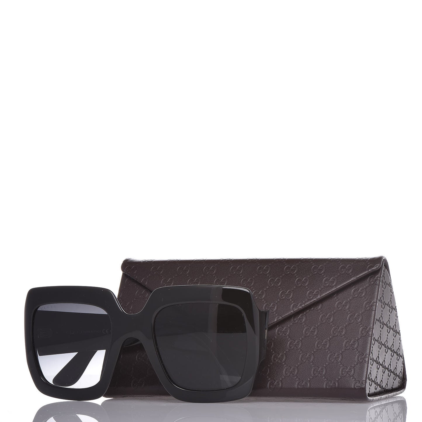 Acetate Square Frame Sunglasses GG0053S Black