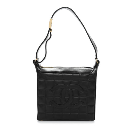 Chanel Lambskin Quilted Small Chocolate Bar Shoulder Bag Black 1 of 12
