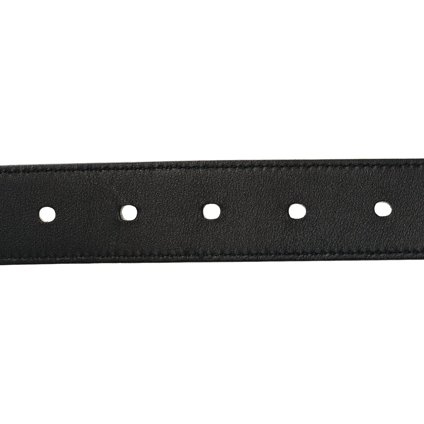 Smooth Calfskin Monogram Square Buckle Belt 85 34 Black