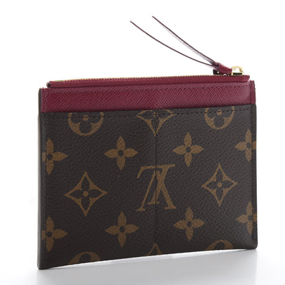 Louis Vuitton Monogram Zipped Card Holder Fuchsia 3 of 7