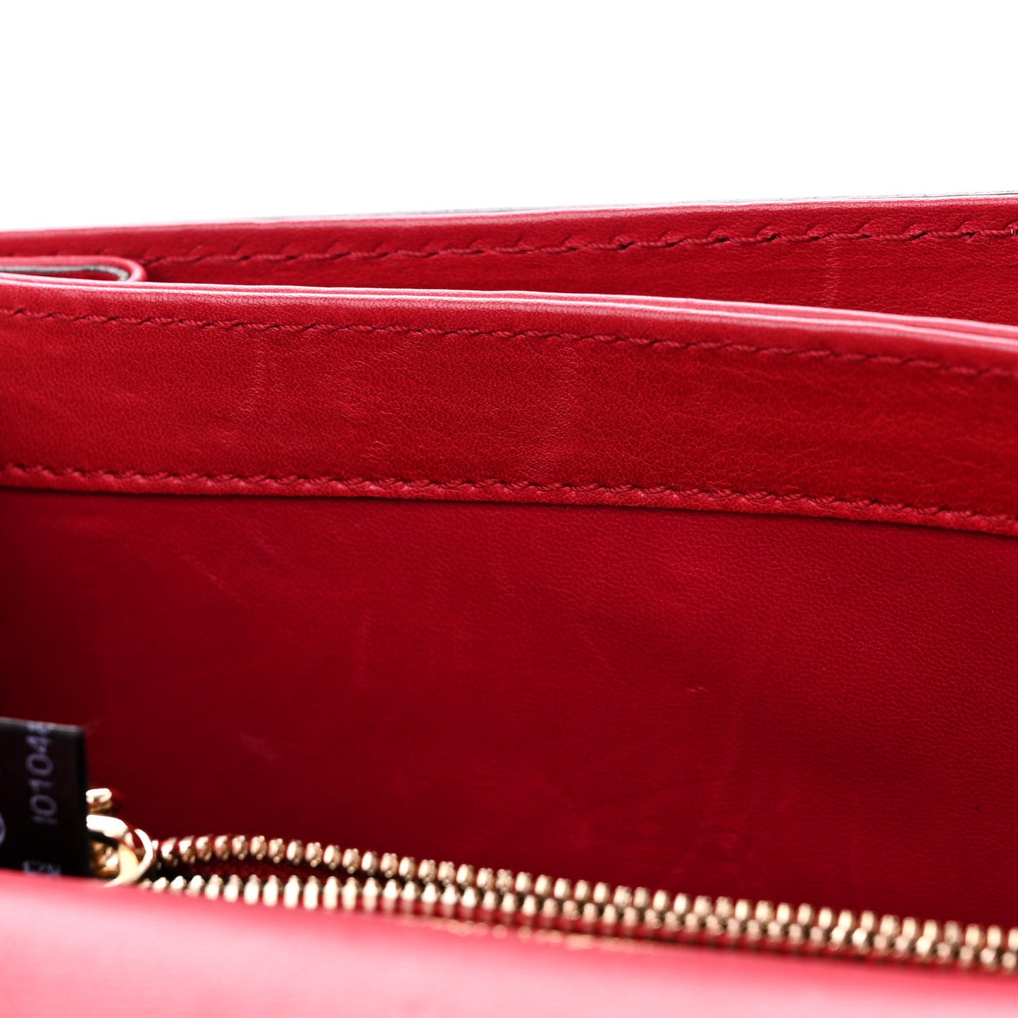 Calfskin Small 1973 Shoulder Flap Bag Hibiscus Red