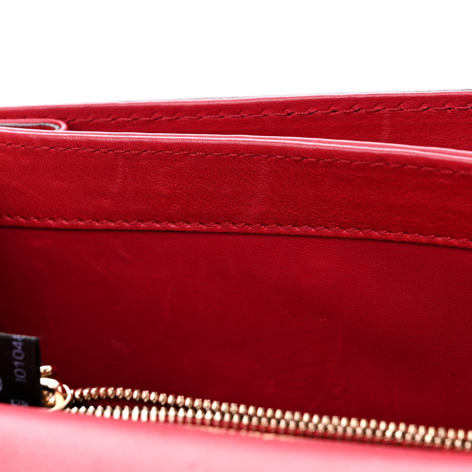 Gucci Calfskin Small 1973 Shoulder Flap Bag Hibiscus Red 13 of 19