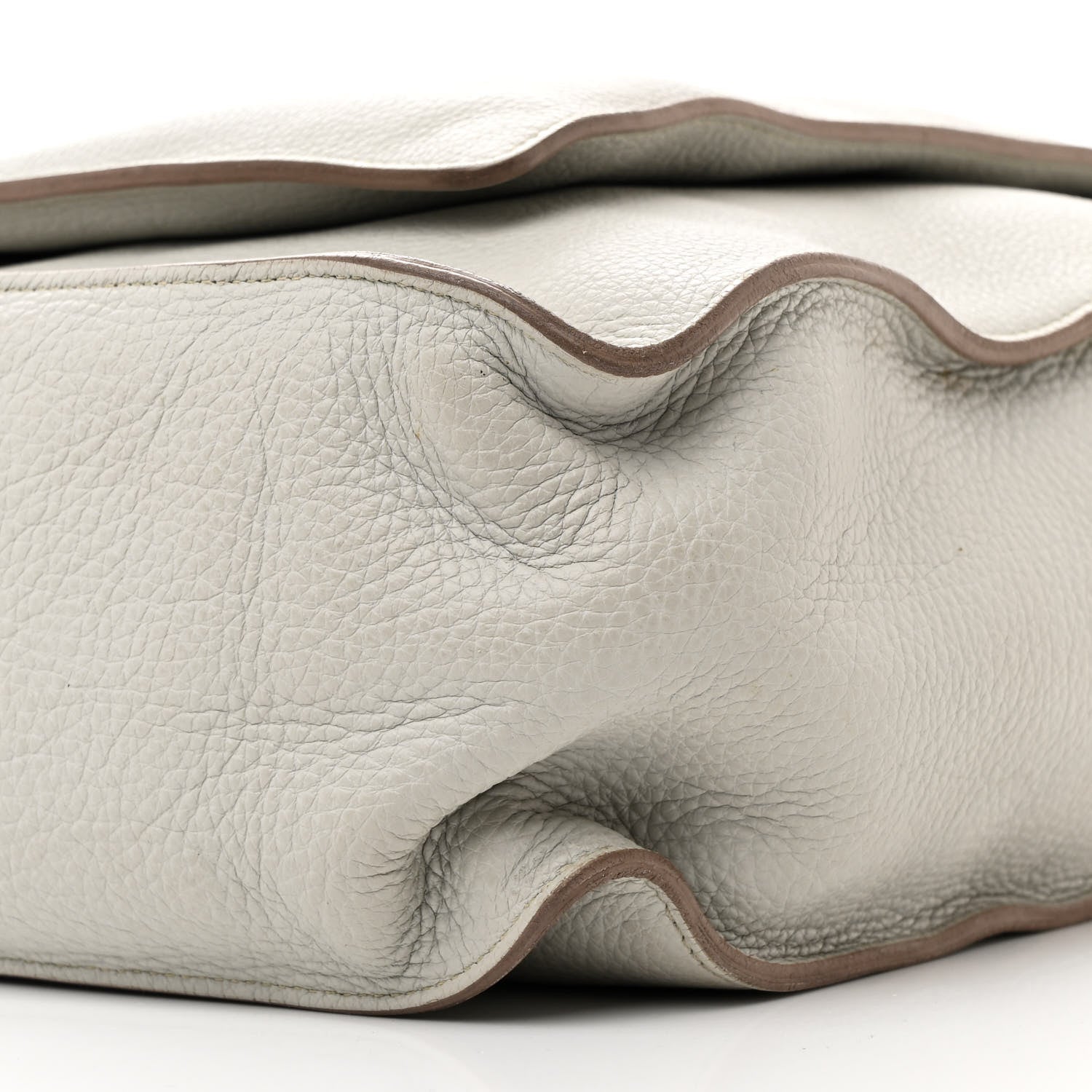 Hermes Taurillon Clemence Marwari GM Gris Perle 9 of 12