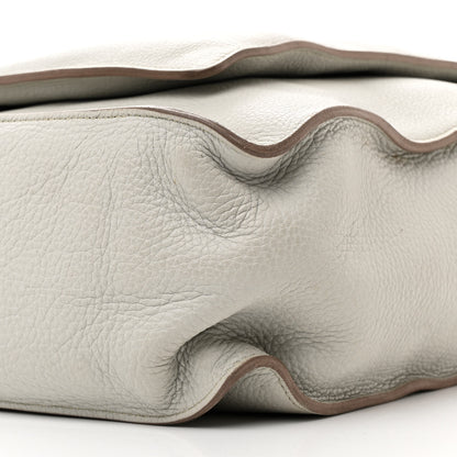 Hermes Taurillon Clemence Marwari GM Gris Perle 9 of 12