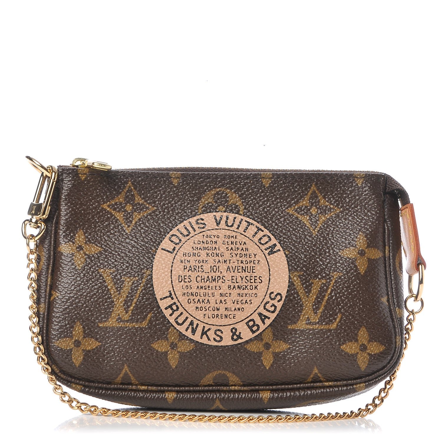 Louis Vuitton Monogram Complice Trunks and Bags Mini Pochette Accessories Beige 1 of 7