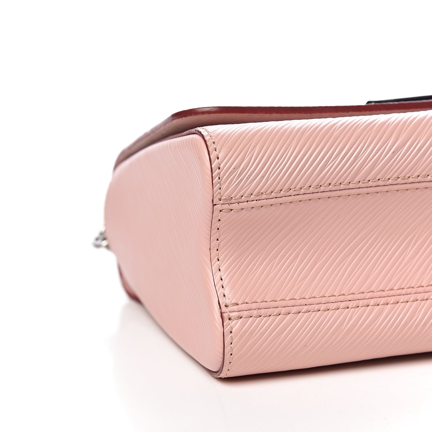 Epi Exotic Birds Twist Shoulder Bag MM Crystal Pink