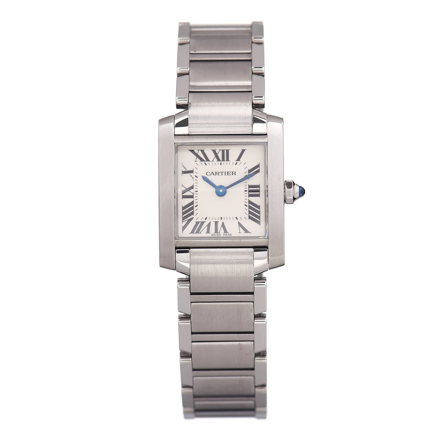 Cartier Stainless Steel 20mm Tank Francaise Quartz Watch 1 of 4