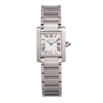 Cartier Stainless Steel 20mm Tank Francaise Quartz Watch 1 of 4