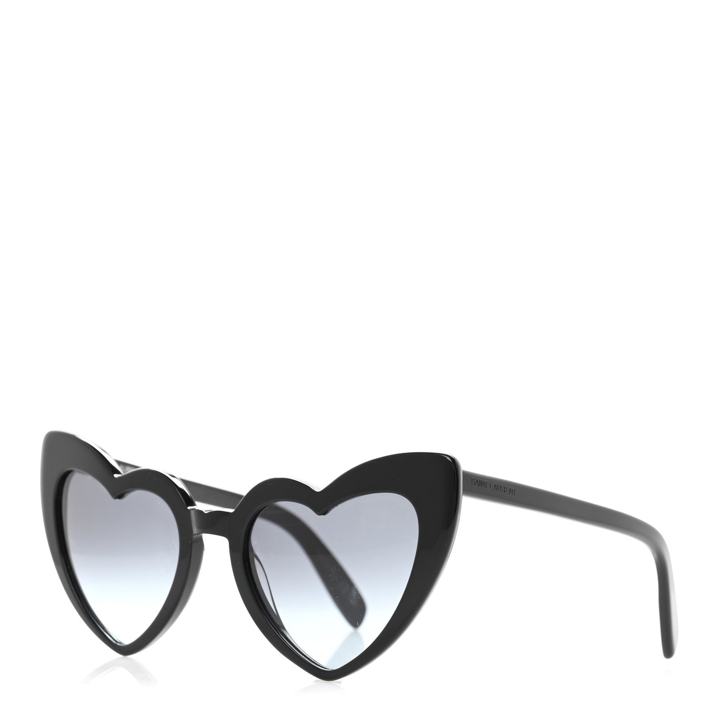 Acetate Heart Frame Loulou SL181 Sunglasses Black