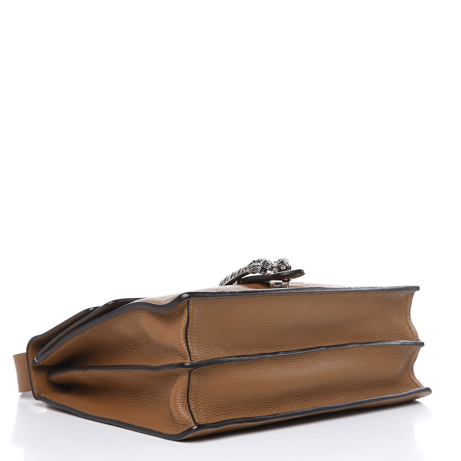 Gucci Pebbled Calfskin Medium Dionysus Messenger Bag Natural Tan 4 of 13