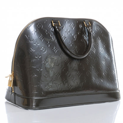 Louis Vuitton Vernis Alma GM Vert Bronze 3 of 7