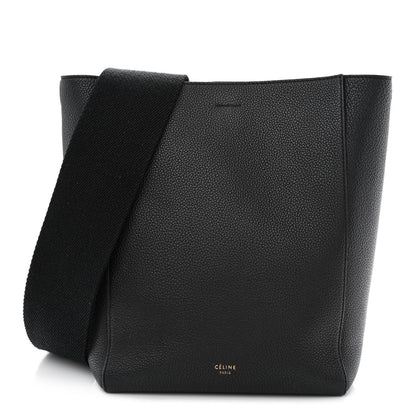 Celine Soft Grained Calfskin Small Sangle Bucket Bag Black 1 of 16