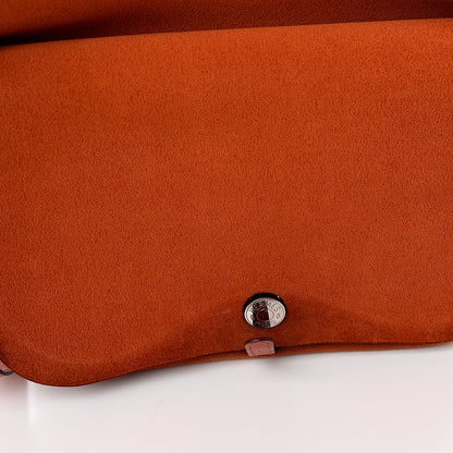 Hermes Vache Liegee Toile Sac Colorado MM Potiron 6 of 10