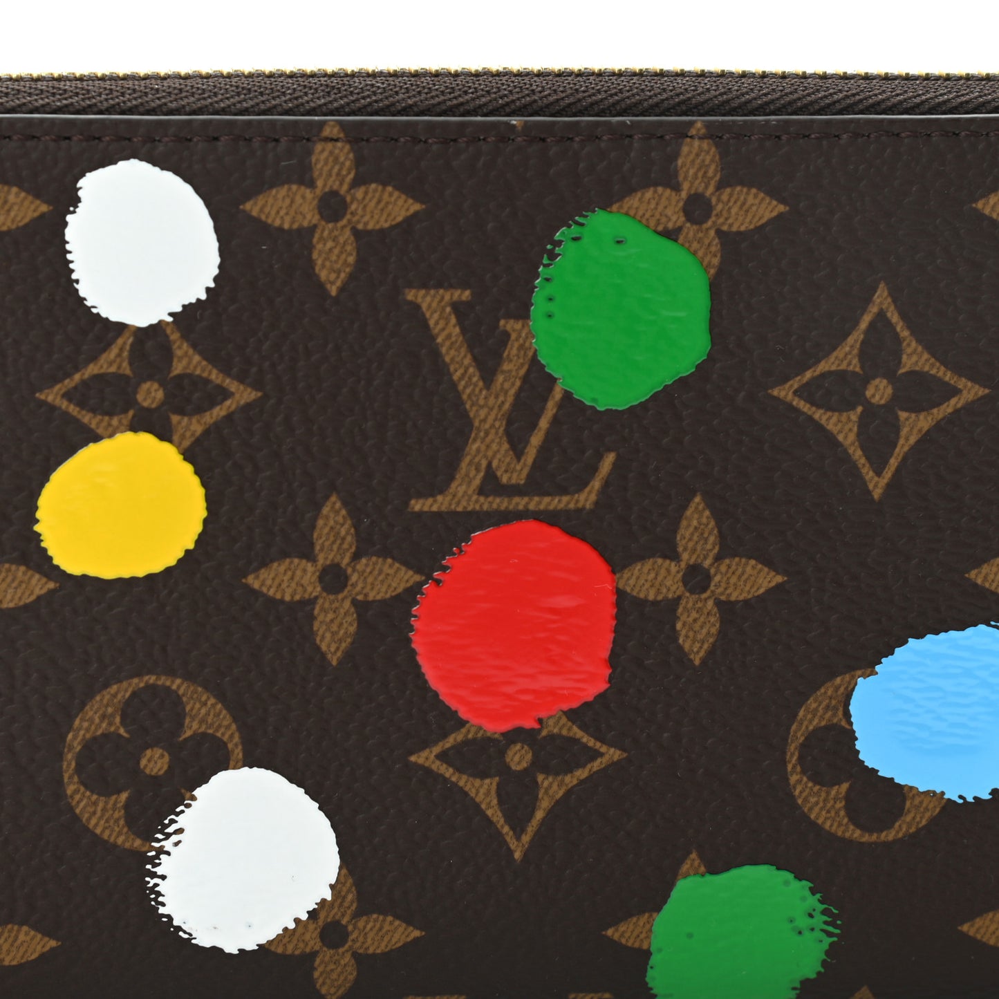 LV X YK Monogram Zippy Wallet