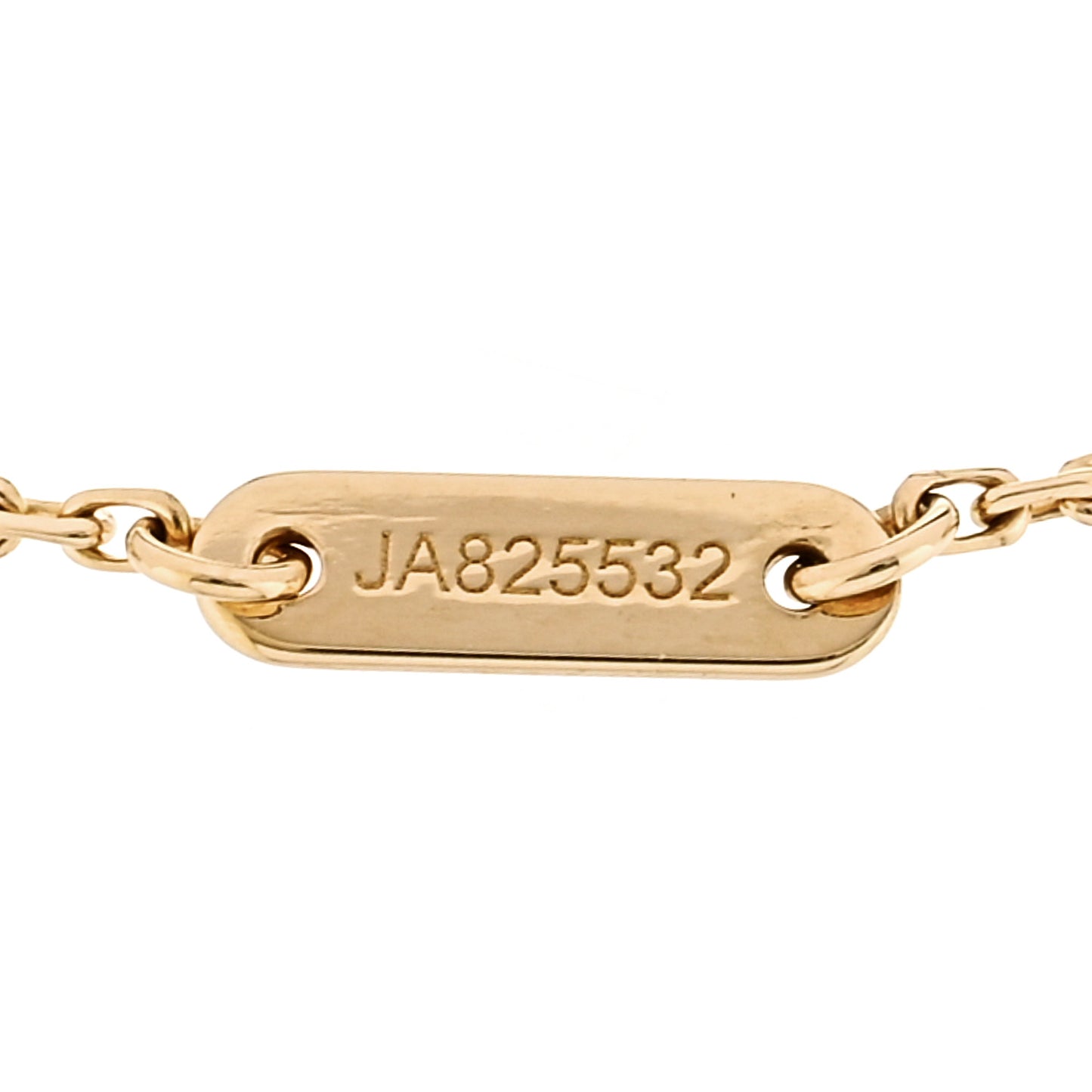 18K Yellow Gold Mother of Pearl Sweet Alhambra Bracelet