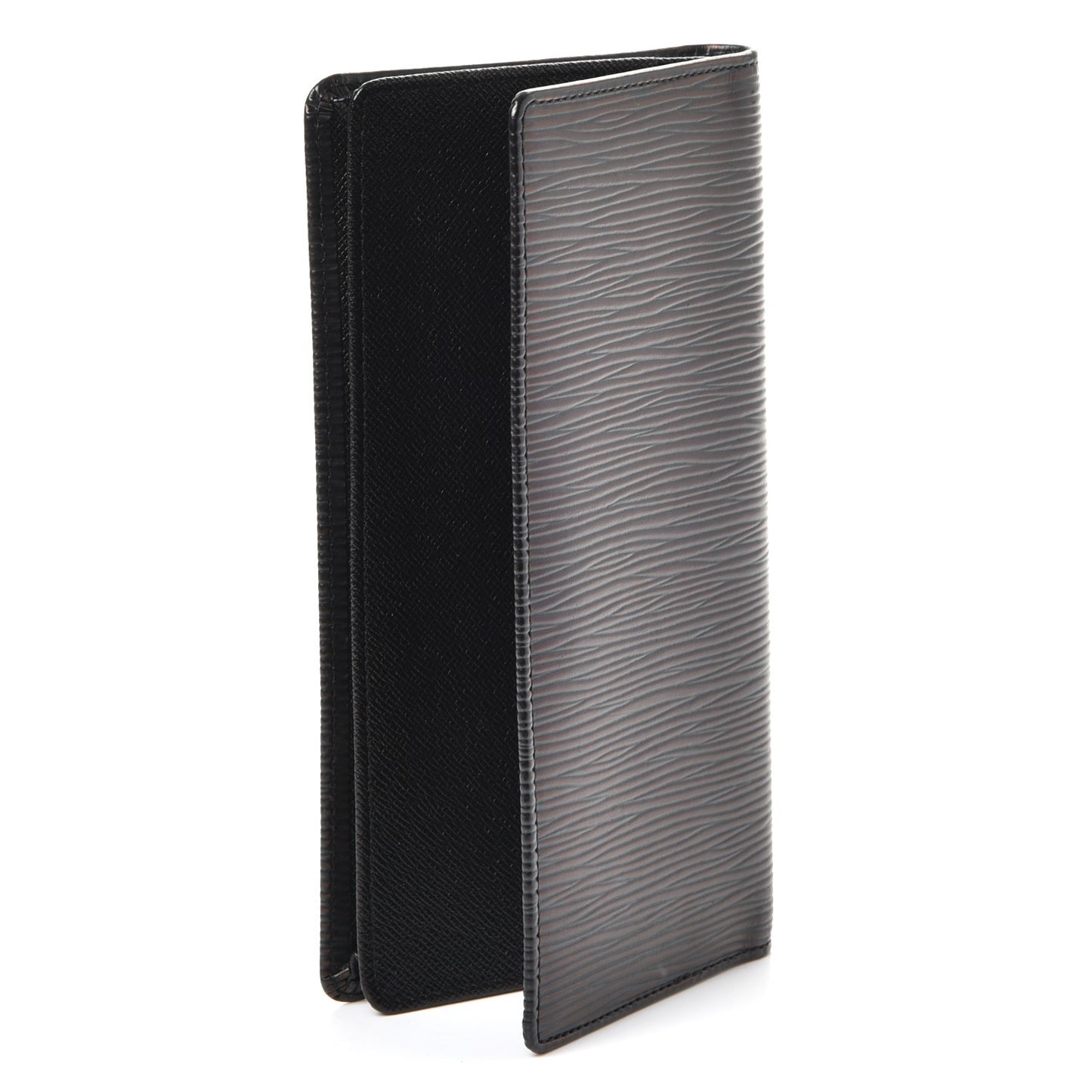 Epi Porte Valeurs Checkbook Wallet Black