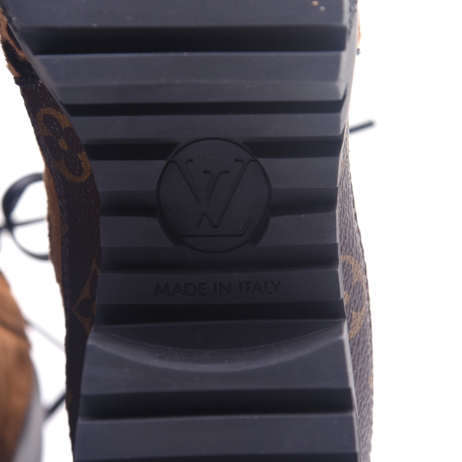 Louis Vuitton Suede Calfskin Monogram Laureate Platform Desert Boots 36 Cognac 11 of 12
