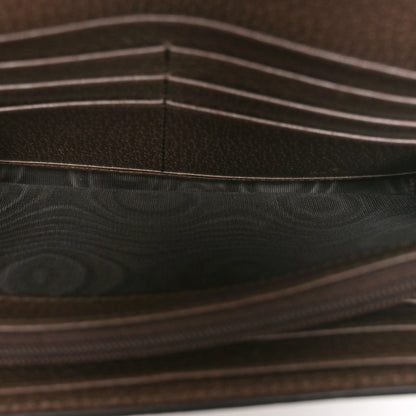 Gucci GG Supreme Monogram Web Ophidia Continental Wallet Brown 6 of 10